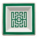 Мелочница Labirinto Smeraldo белая, 18x18 см