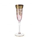 Бокал для шампанского коллекционный розовый Piazza Navona