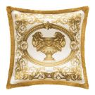 Подушка декоративная Le Vase Baroque бежево-золотая, 45x45 см