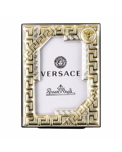 Рамка для фотографий Versace Frames золотая с серебром, 4х6 см