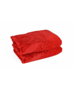 Набор полотенец для лица из 2 штук Medusa Classic красный