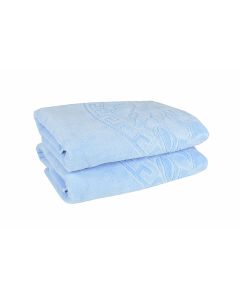 Набор полотенец для лица из 2 штук Medusa Classic голубой