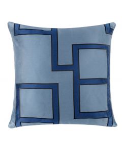 Подушка декоративная двусторонняя синяя, 55х55см