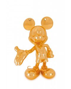 Cкульптура Welcome Mickey золотая, 30 cм