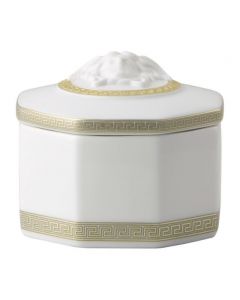 Шкатулка Gorgona белая, 9 см