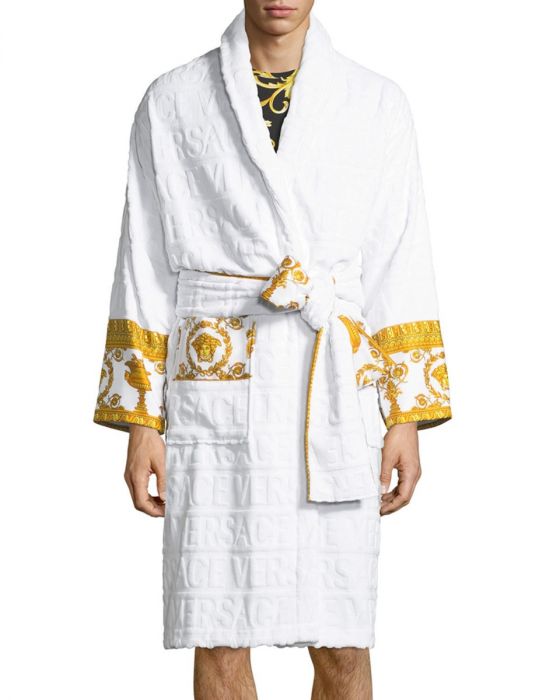 versace mens robe
